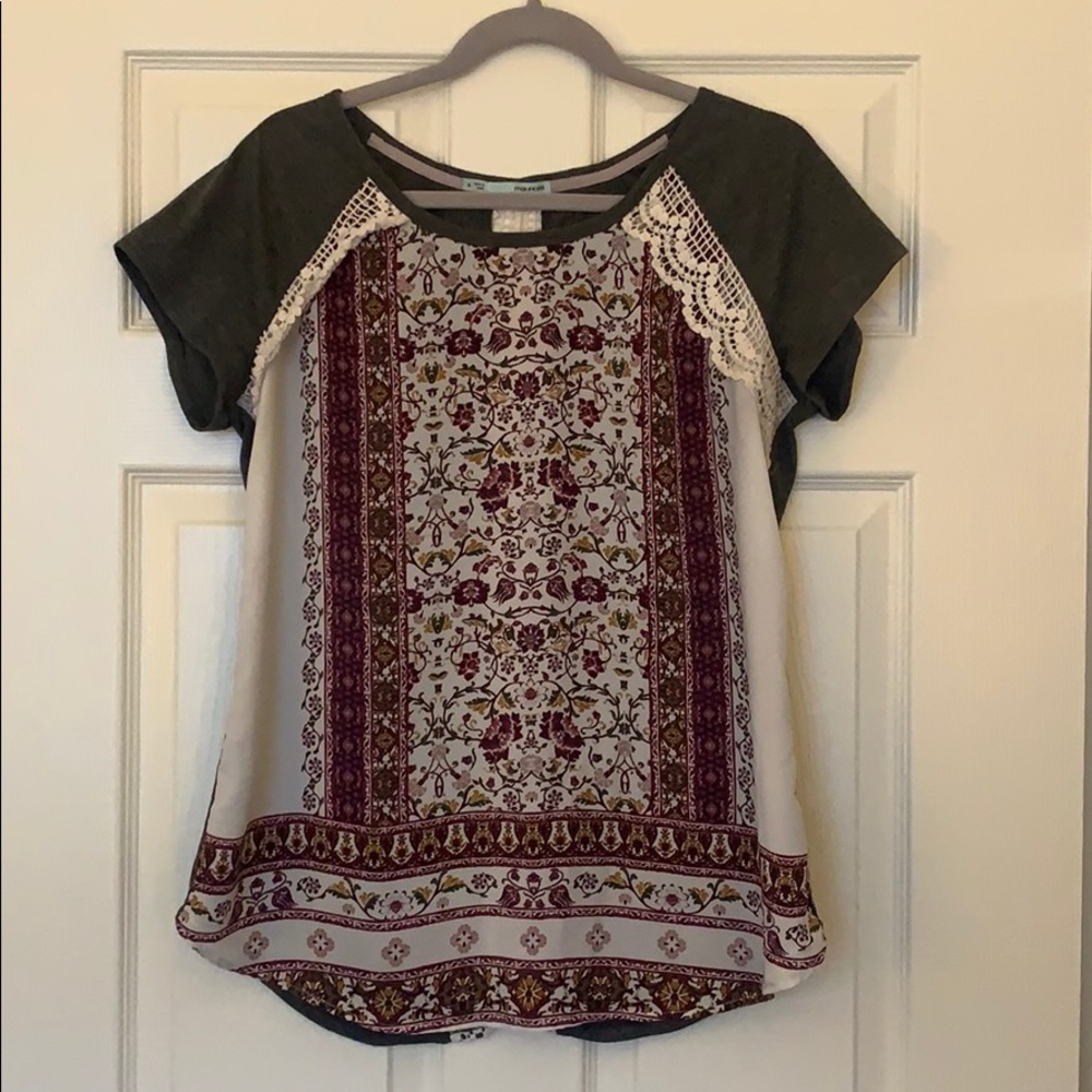 Maurices print top